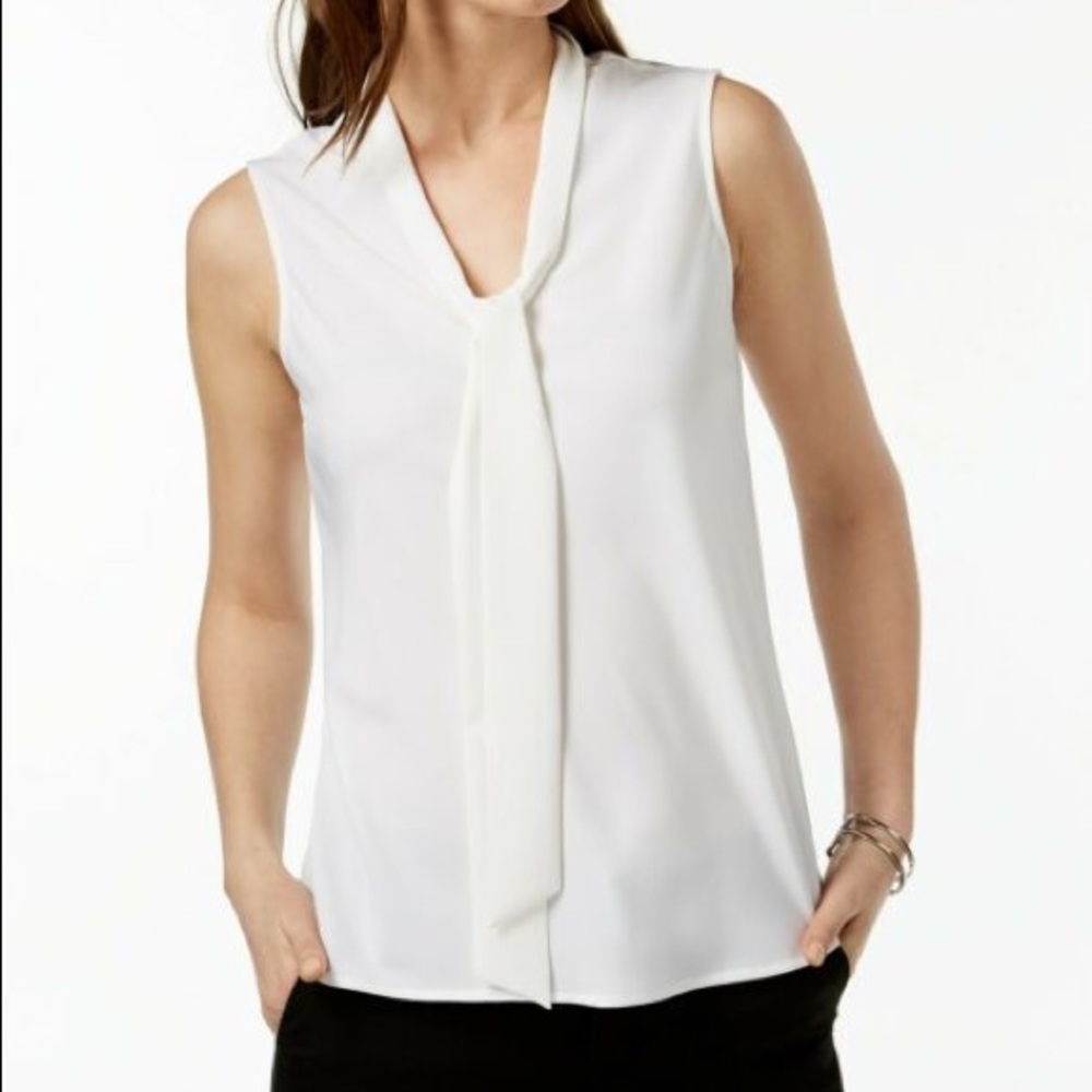 White Kasper blouse. New without tags.
